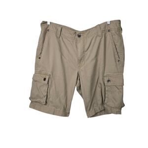 Rock & Republic Khaki Cargo Shorts Gorpcore Causal Outdoors Pockets Hiking 40